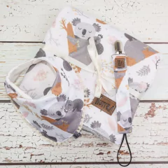 Set 3 piezas KOALA con Corderito NATURAL - Luna Lunita