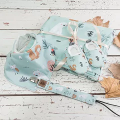 Set 4 piezas Bosque Encantado con Corderito NATURAL en internet