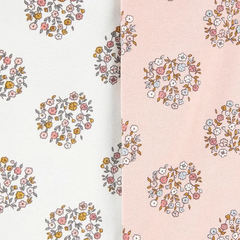 Pack x 5 Bodys Manga Corta "Flores" - comprar online