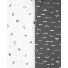 Pack x 5 Body Manga Corta "Panda" - tienda online