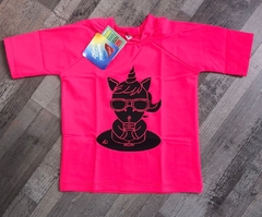 REMERA UV Mangas 3/4 - ROSA UNICORNIO -
