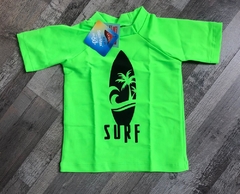 REMERA UV Mangas 3/4 - VERDE SURF -