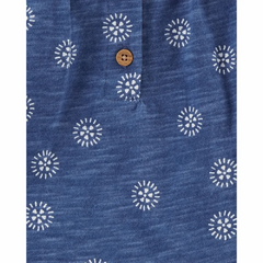 Set 3 Piezas - Body Sin Mangas, Musculosa y Short "Blue" - comprar online