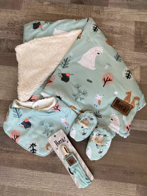 Set 4 piezas Bosque Encantado con Corderito NATURAL