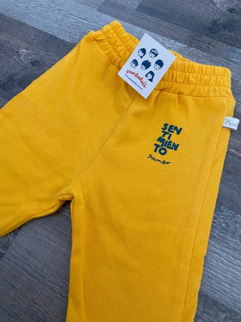 Pantalón Largo Liviano PAMBOKIDS Azafrán