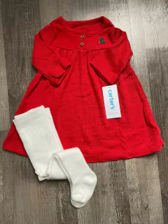 Vestido Mangas Largas con Medias Can Can