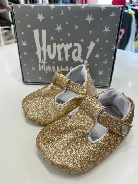 Guillermina No Caminante Glitter Oro