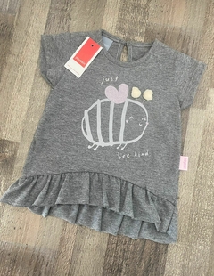 REMERA MC ABEJITA BBA GRIS - tienda online