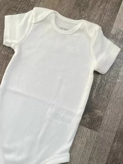 Body Mangas Cortas Liso Blanco
