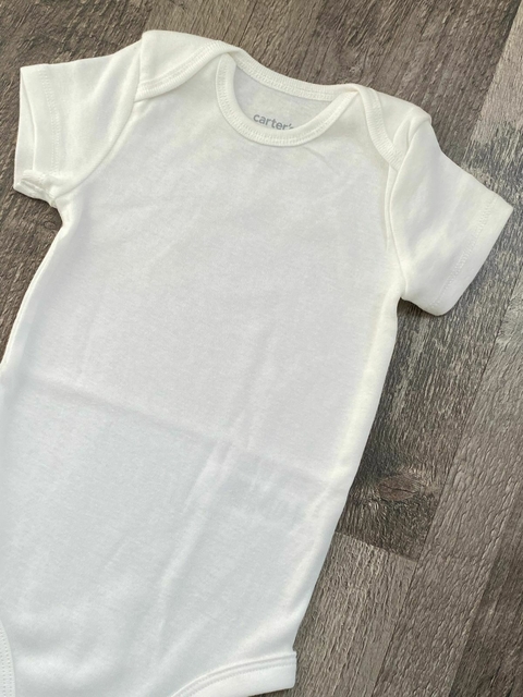 Body Mangas Cortas Liso Blanco