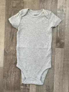 Body Mangas Cortas Liso Gris - comprar online