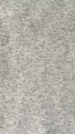 Batita Mangas Largas Corazón Gris Melange - tienda online