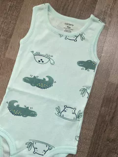 Body Sin Mangas Aqua "Animales"