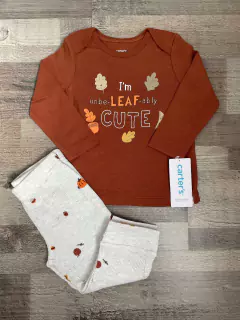 Set 2 Piezas - Remera Mangas Largas y Pantalón "Otoño" - - comprar online