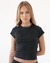 Blusa Baby Tee Basic Preto - loja online