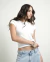Blusa Baby Tee Basic Branco - comprar online