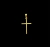 corrente cartie cadeado (2mm) ping cruz palito - Banhado a ouro 18k na internet