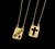 Escapulário veneziana - Jesus (1mm) 60cm - Banhado a ouro 18k - Mjpratas