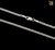 Corrente grumet (2.2mm)(60cm) ping cruz 01 - Prata 925 na internet