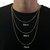 Corrente veneziana (1,2mm) ping Tudo posso - Banhado a ouro 18k - loja online