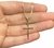 pingente cruz palito (2,5x1,6cm) - Banhado a ouro 18k - comprar online