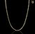 Corrente piastrine (2.2mm)(70cm) - Banhado a ouro 18k
