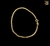 pulseira grumet dupla (2.3mm) (21cm) - Banhado a ouro 18k - comprar online
