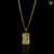 Corrente grumet (2mm)(70cm) ping tudo posso - Banhado a ouro 18k