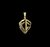 pingente escudo da Fé (2,5x2cm) - Banhado a ouro 18k