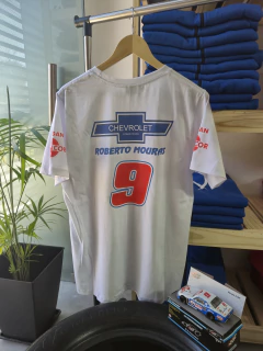Imagen de Remera Roberto Mouras 9 Chevrolet TC blanco