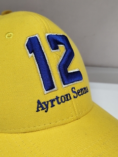 Gorra Ayrton Senna 12 Team Lotus Honda F1 Camel Gabardine - comprar online