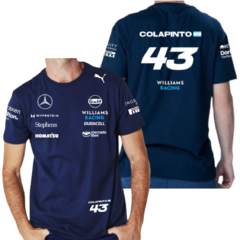 Remera Franco Colapinto 43 Williams F1 Blue - comprar online