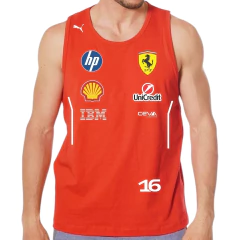 Musculosa Scuderia Ferrari Charles Leclerc 16 2025 F1 Red en internet