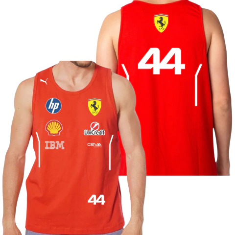 Musculosa Scuderia Ferrari Lewis Hamilton 44 2025 F1 Red - comprar online