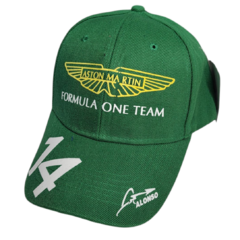 Gorra Aston Martin F1 Fernando Alonso 14 OUTLET con detalle (leer descripcion) - comprar online