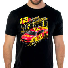 Remera Nascar Ryan Blaney 12 Ford Mustang