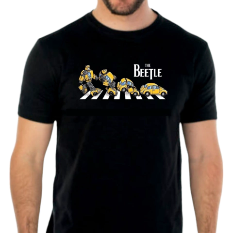 Remera Transformer Bumblebee The Beetle negro - comprar online