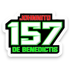 Calcomania Vinilo 157 Juan Bautista De Benedictis 2025 - comprar online