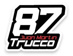 Calcomania Vinilo Juan Martin Trucco 87 Dodge TC - comprar online