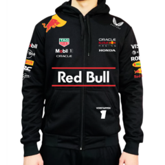 Campera Oracle Red Bull Racing 2025 F1 Verstappen negro - comprar online