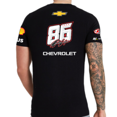 Remera Chevrolet Agustin Canapino 86 Negro en internet