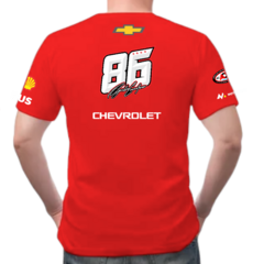 Remera Chevrolet TC Agustin canapino 86 Rojo en internet