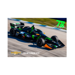 Poster Agustin Canapino Chevrolet indycar 2024