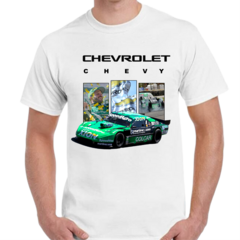 Remera Chevrolet Agustin Canapino Dibujo Art Blanca