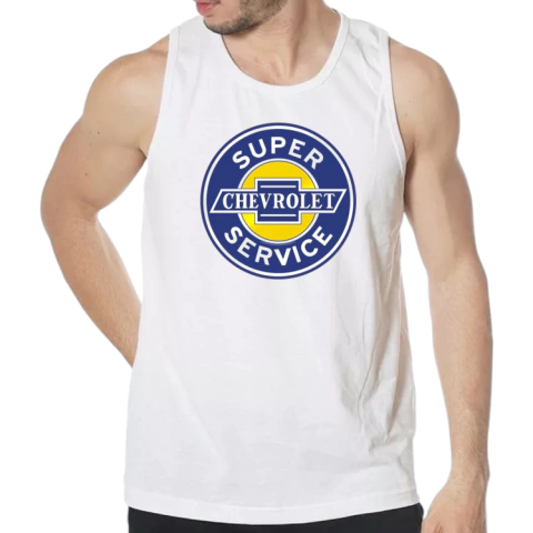 Musculosa Chevrolet Super Service Blanco - comprar online