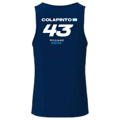 Musculosa 43 Franco Colapinto Williams Racing F1 Blue - comprar online