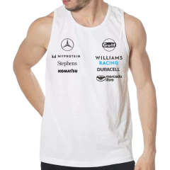 Musculosa 43 Franco Colapinto Williams Racing F1 White - comprar online