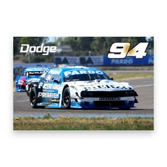 Poster Dodge Challenger TC Lautaro de la Iglesia 2025 - comprar online