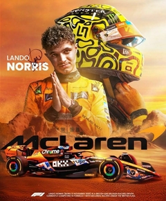 Poster Mclaren F1 Lando Norris - comprar online