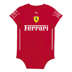 Body Bebe Scuderia Ferrari F1 Recien Nacido a 3 meses algodón 100% rojo manga corta en internet